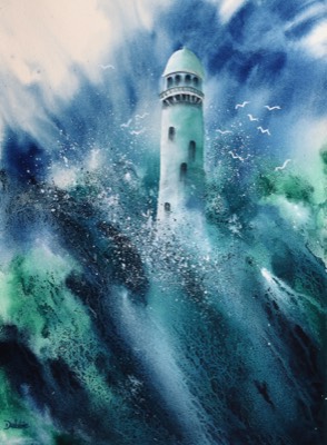  Stormy lighthouse 