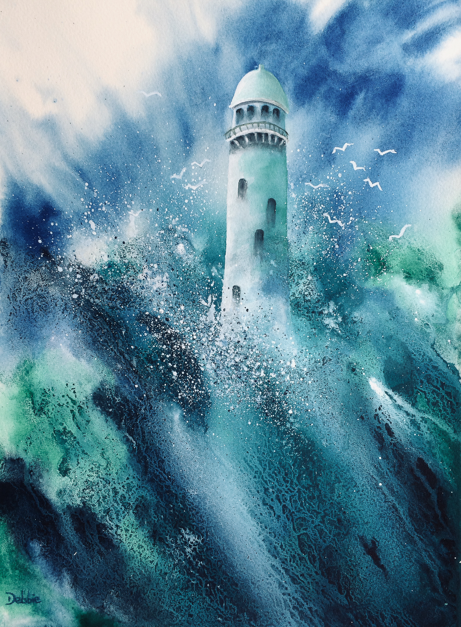  Stormy lighthouse 